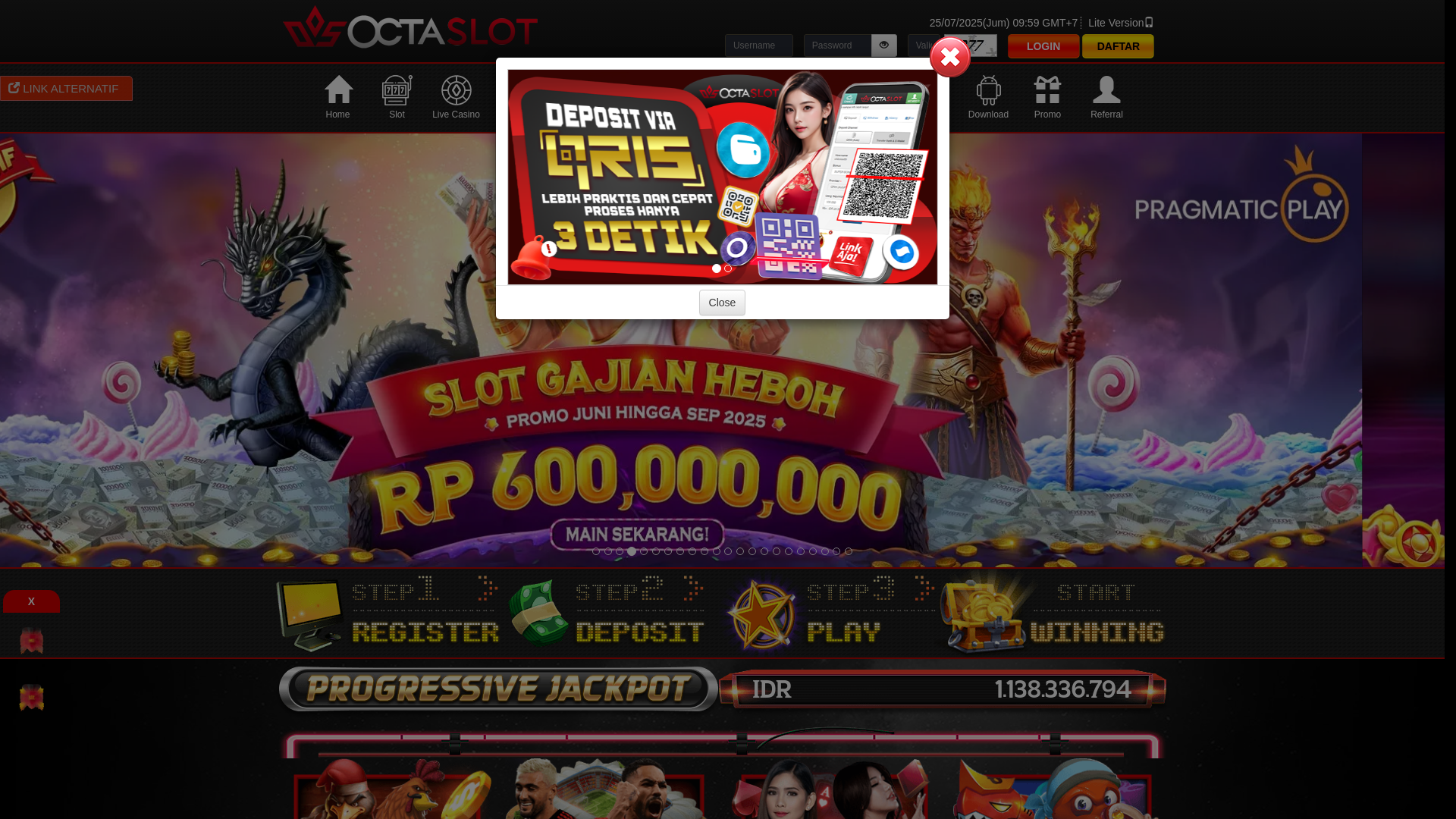 website screenshot of https://octa212.shop/