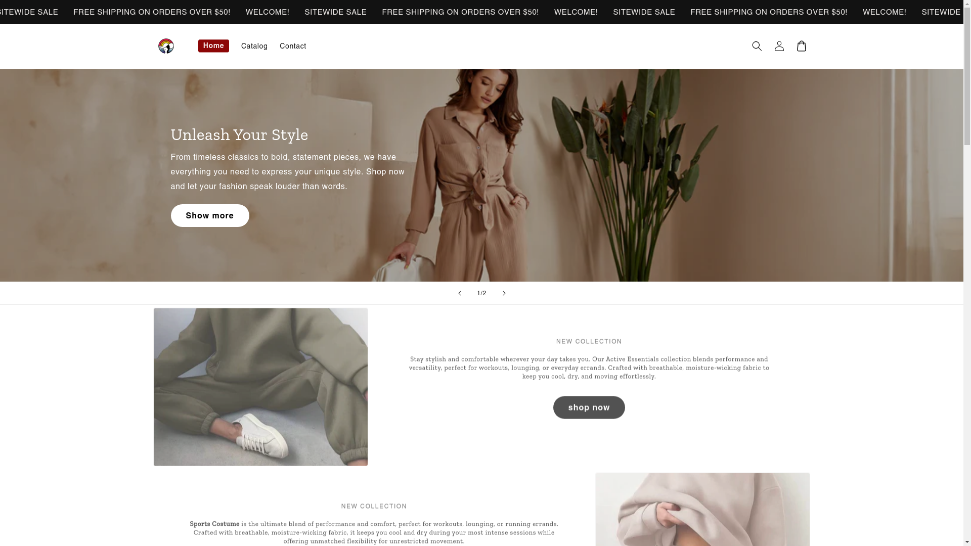 website screenshot of https://hbmadsen.store/