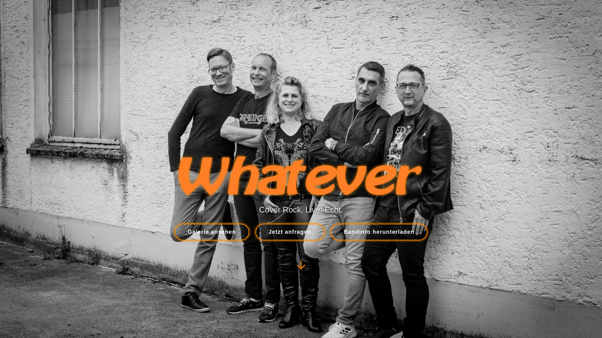 website screenshot of https://whateverrocks.de/