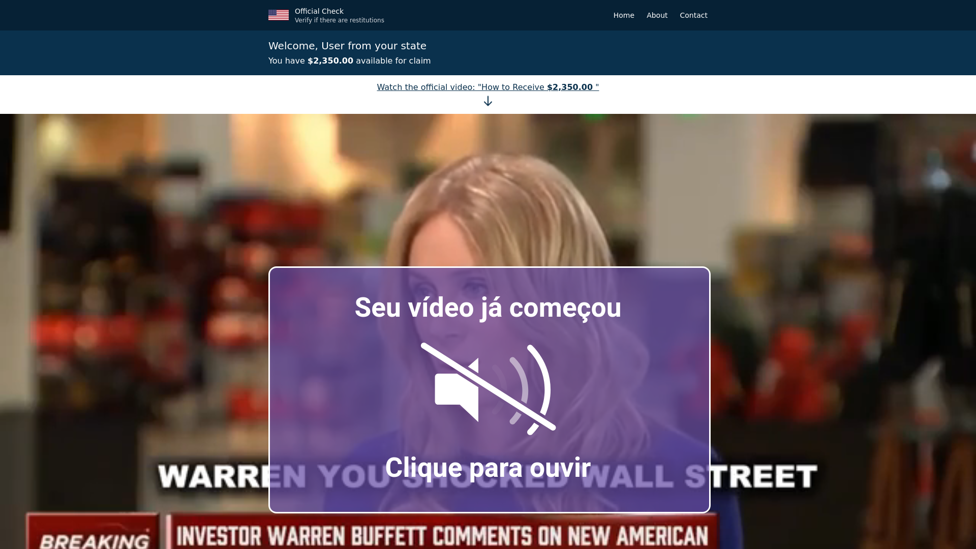 website screenshot of https://americanrevenue-check.pages.dev/