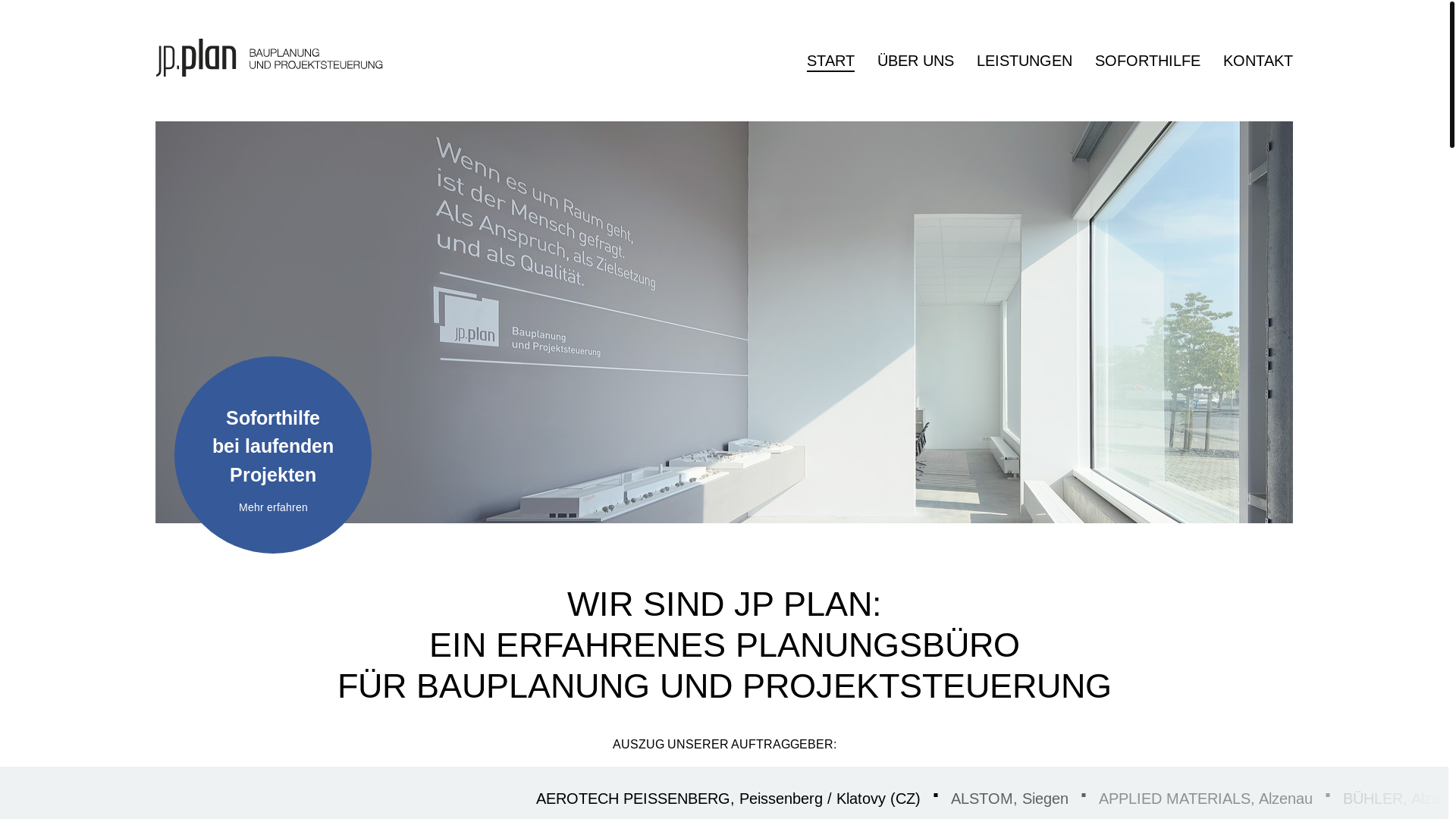 website screenshot of https://strategische-bauplanung.de/