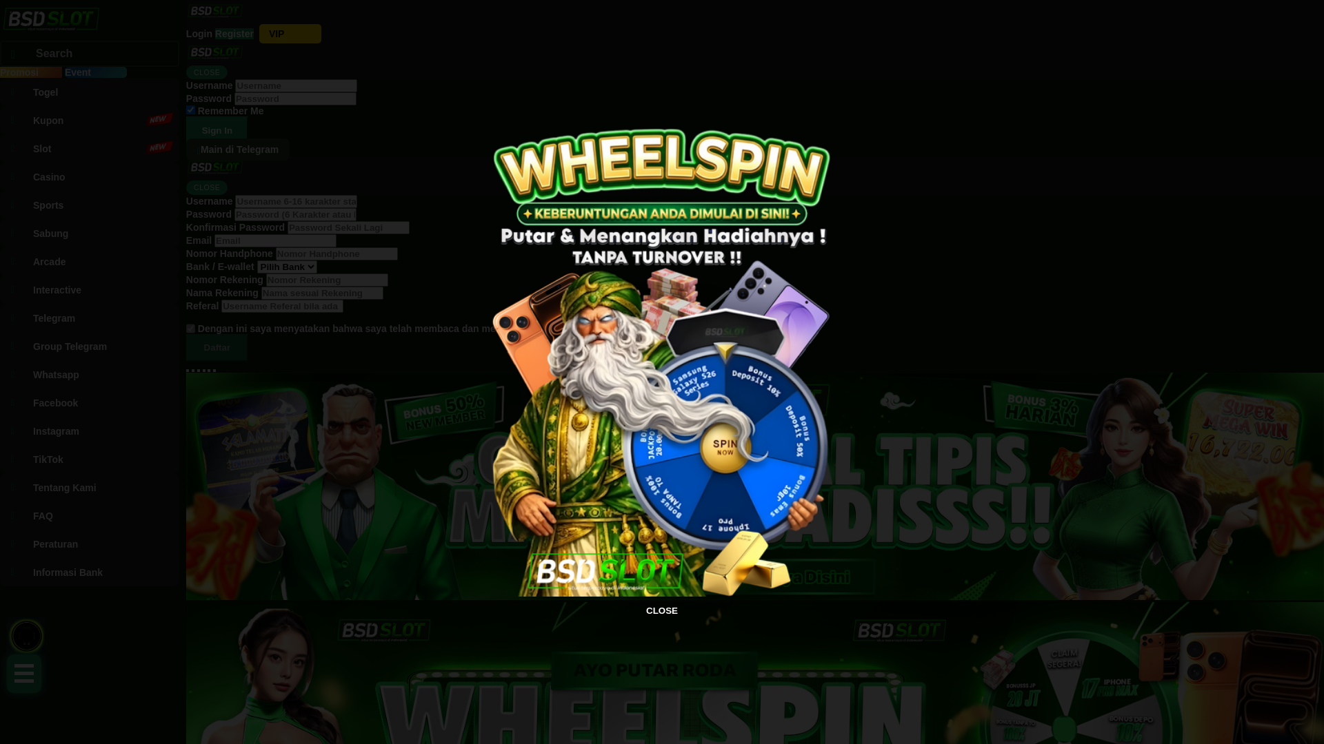 website screenshot of https://bsdslotkit.com/