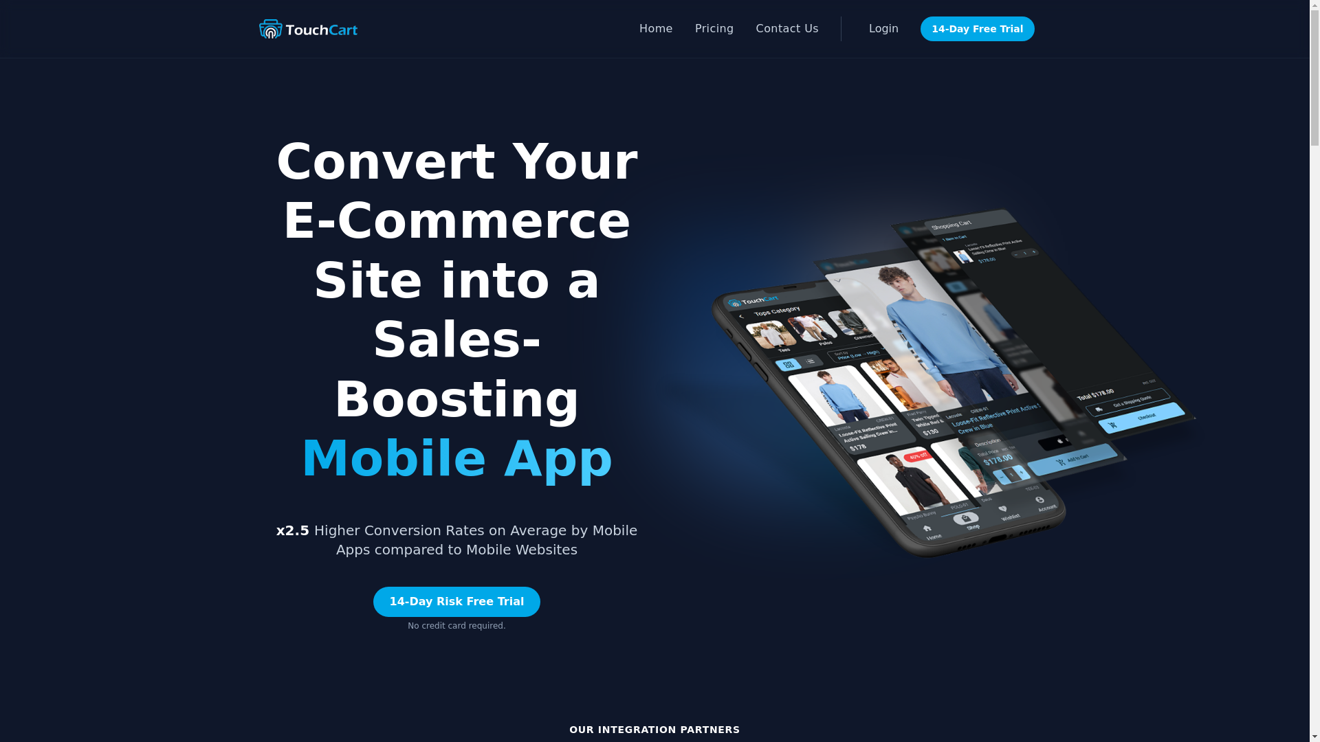 website screenshot of https://touchcart-public-website.pages.dev/