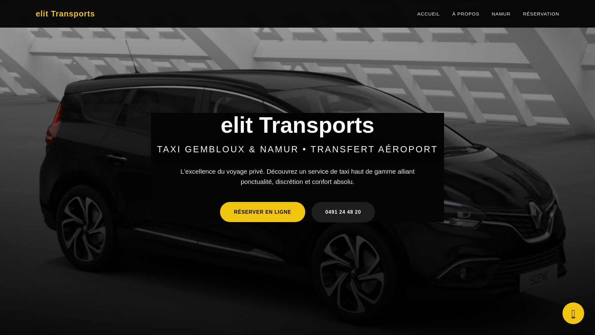 website screenshot of https://elit-transports.com