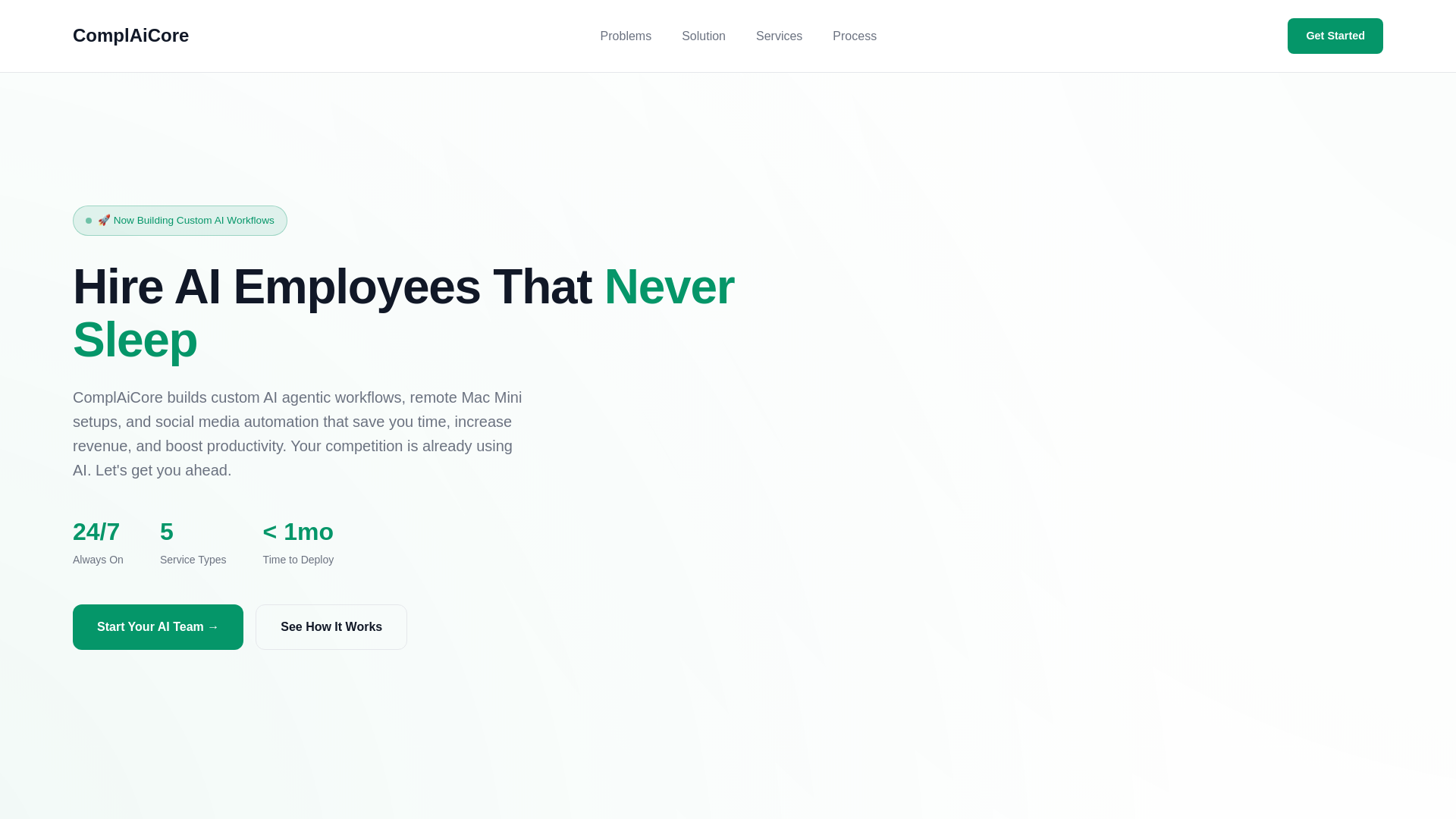 website screenshot of https://complaicore.com/