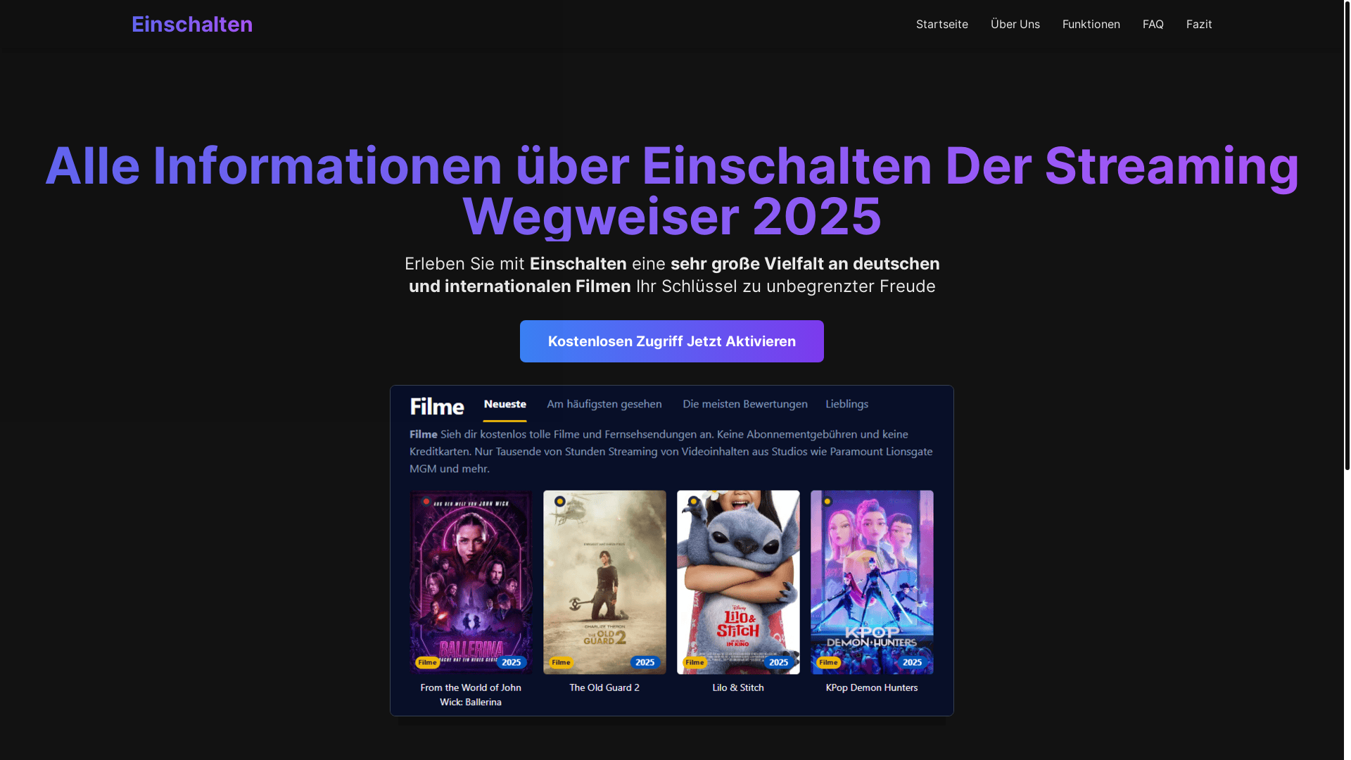 website screenshot of https://einschalten-dwlt.pages.dev/