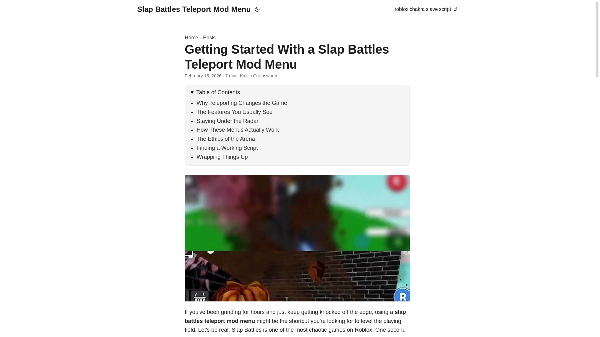 website screenshot of https://slap-battles-teleport-mod-menu.pages.dev/