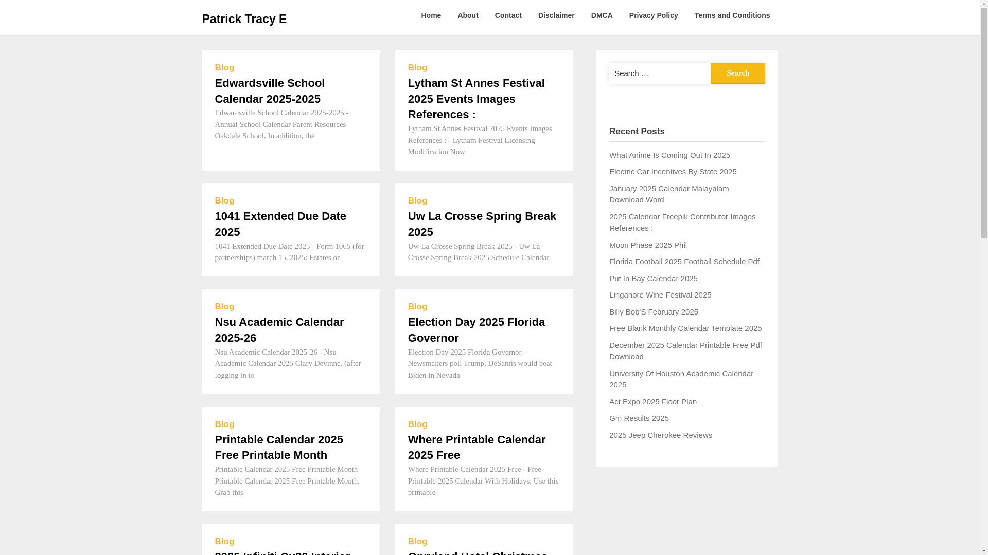 website screenshot of https://patricktracye.pages.dev/