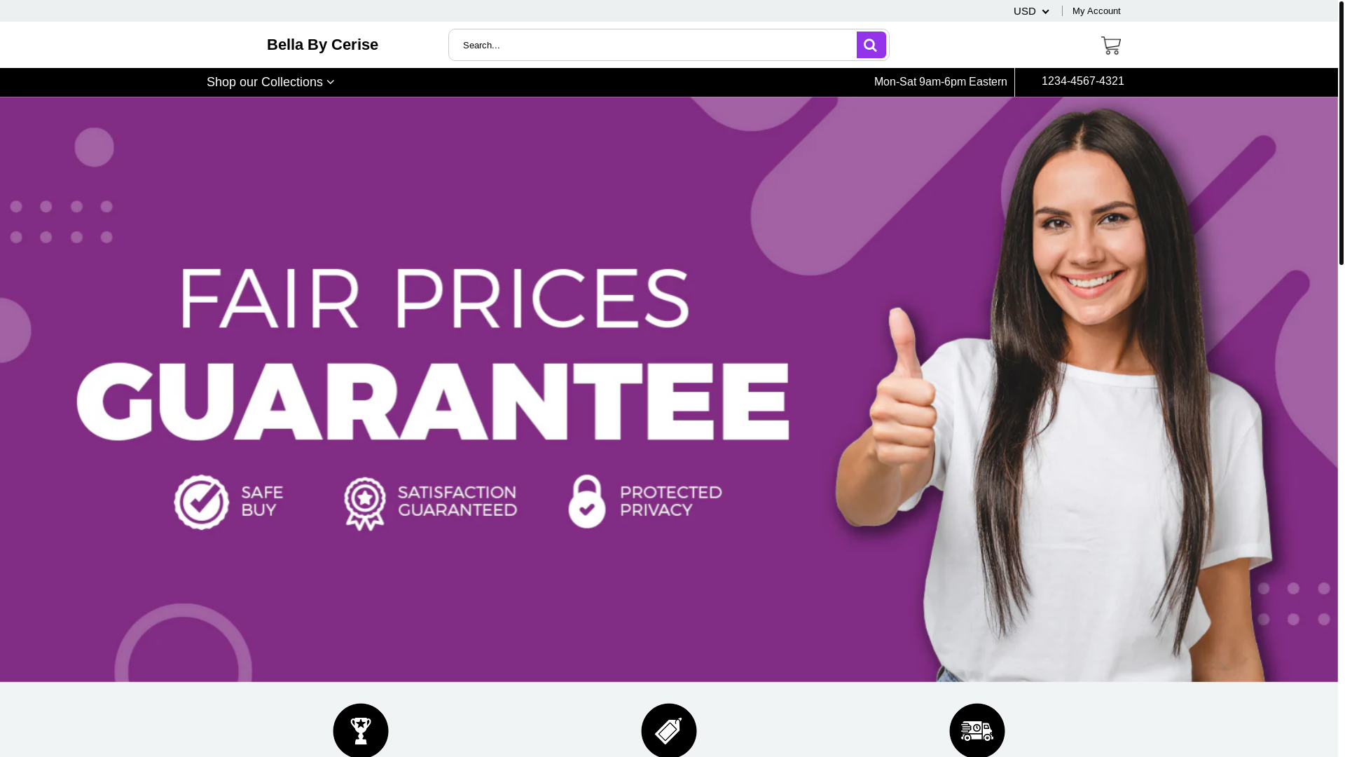 website screenshot of https://bellabycerise.com/