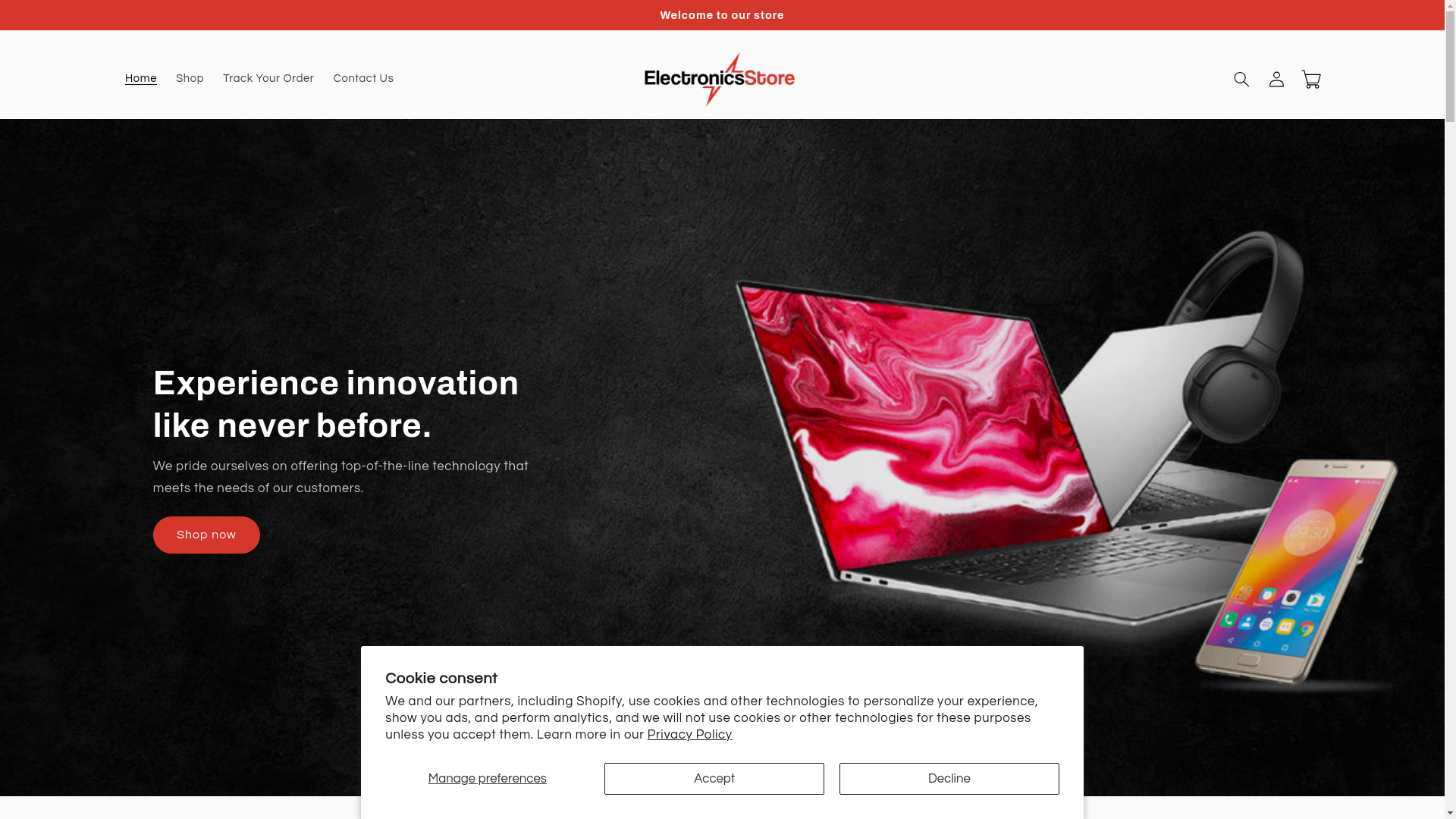 website screenshot of https://noelvipelectronicstore.com/