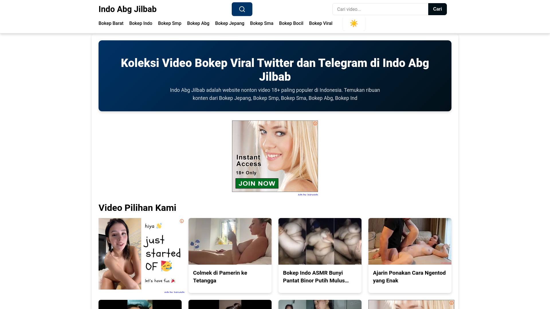 website screenshot of https://indoabgjilbab.pages.dev/