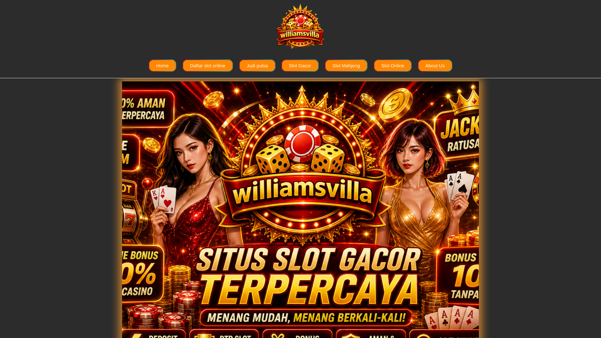 website screenshot of https://williamsvilla.id/