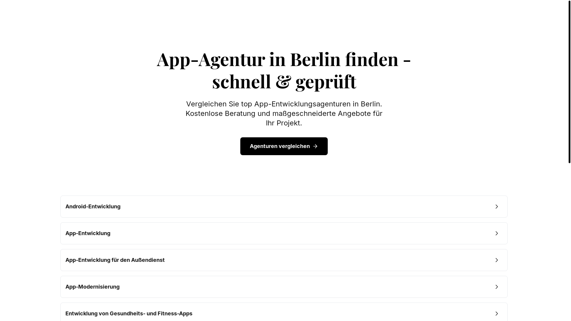 website screenshot of https://appagenturberlin.de/