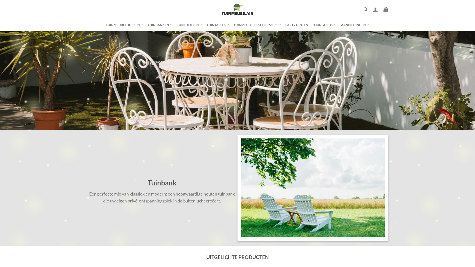 website screenshot of https://tuintafelsenstoelensetskorting.com/