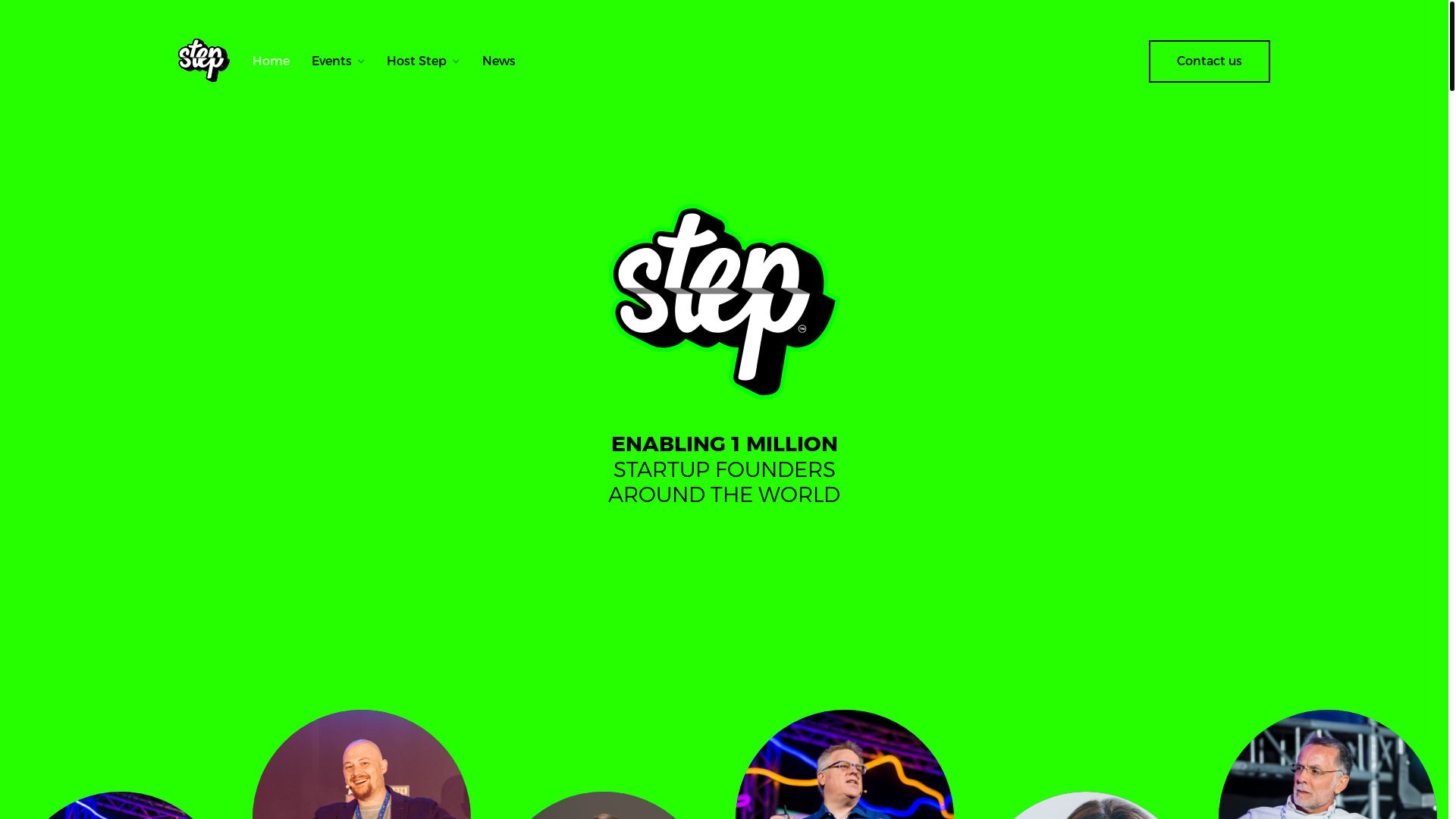website screenshot of https://stepcon.info/