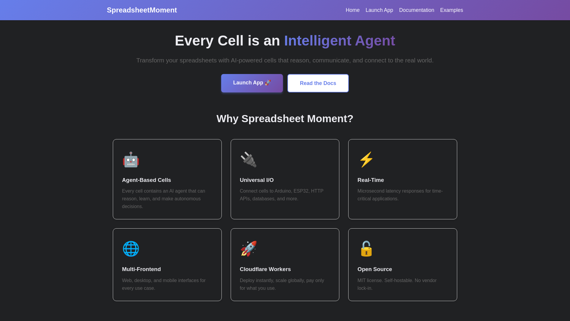 website screenshot of https://spreadsheet-moment.pages.dev/