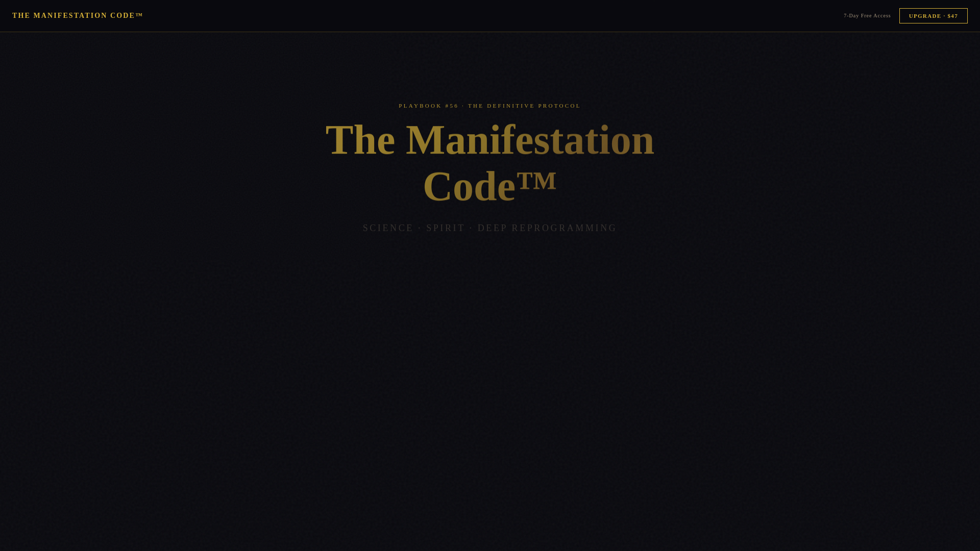 website screenshot of https://manifestdestiny.pages.dev/