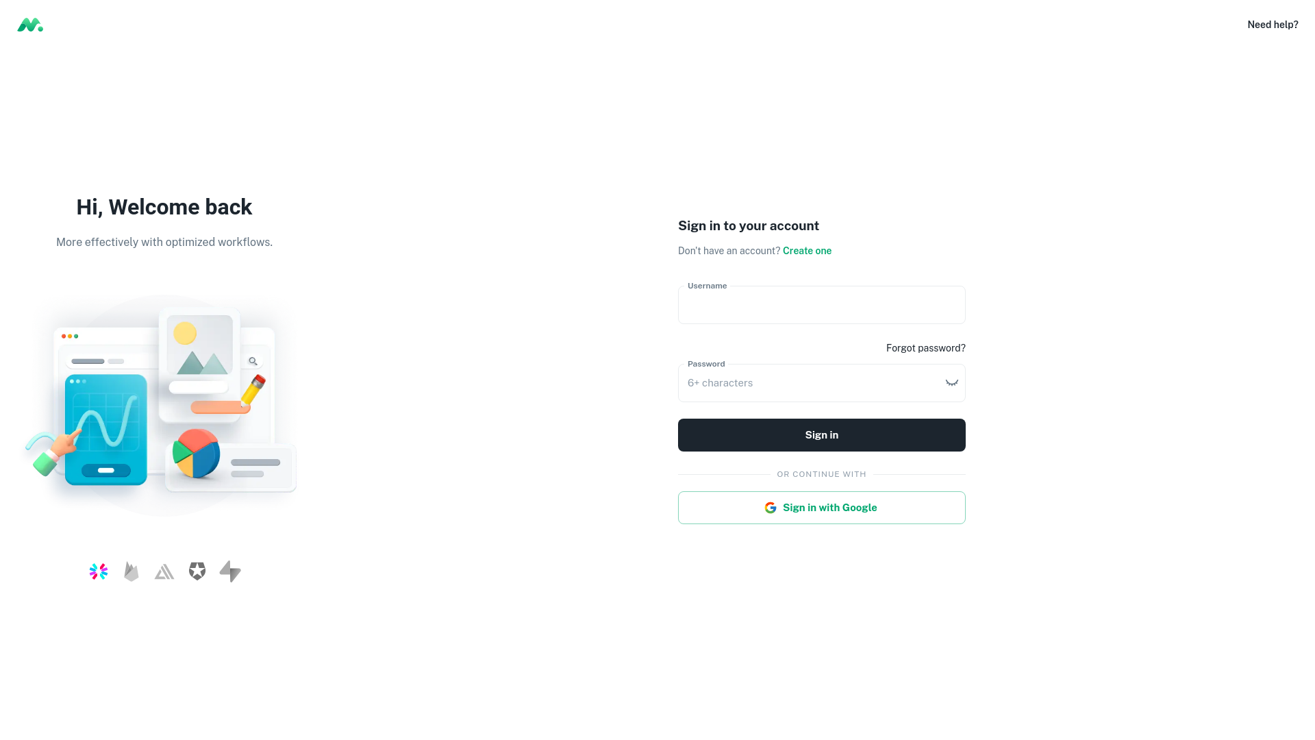 website screenshot of https://huistack.com