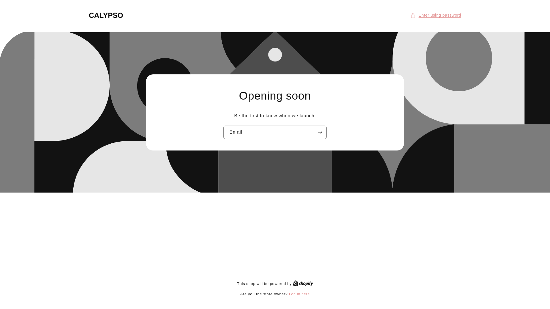 website screenshot of https://calypso-glasses.store