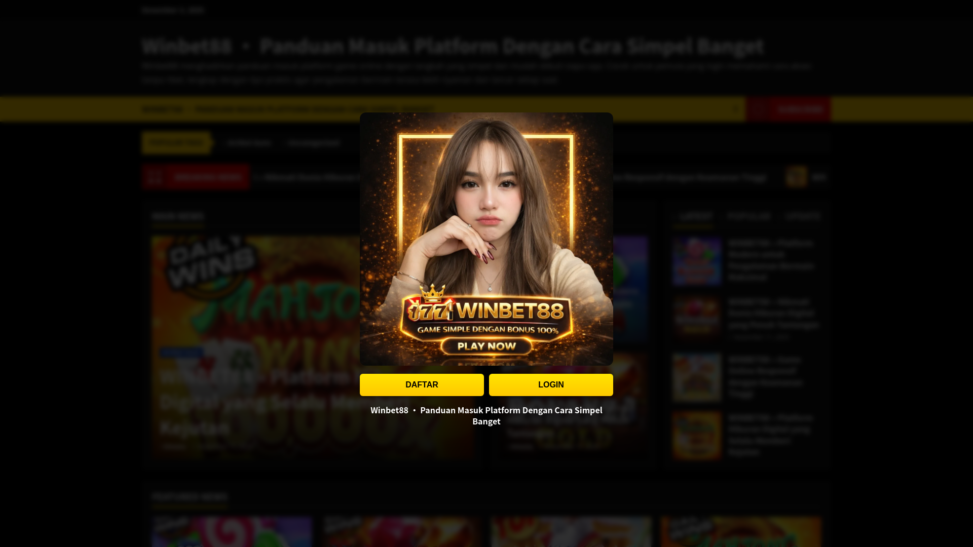website screenshot of https://winbet88x.net