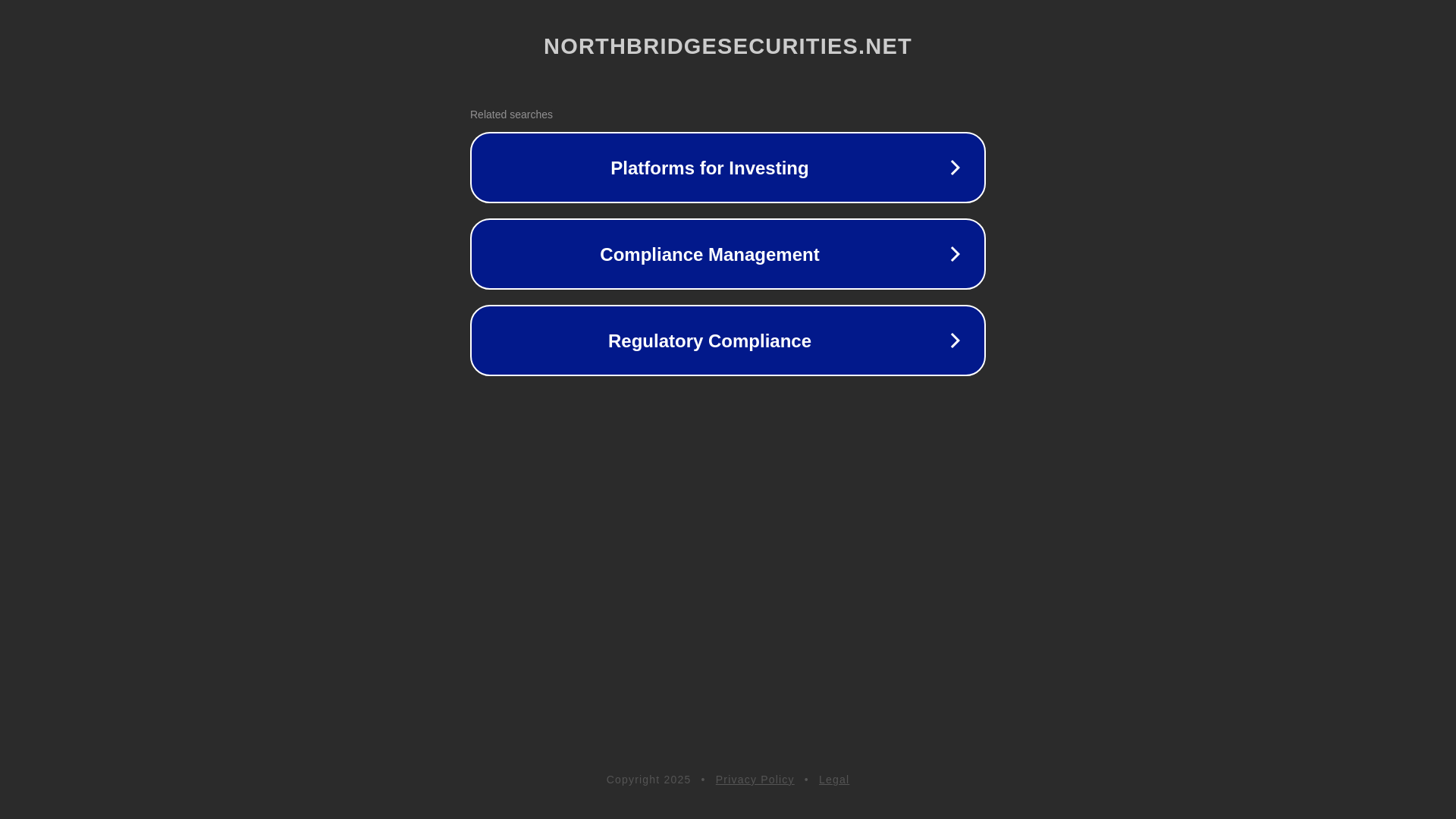 website screenshot of https://northbridgesecurities.net/
