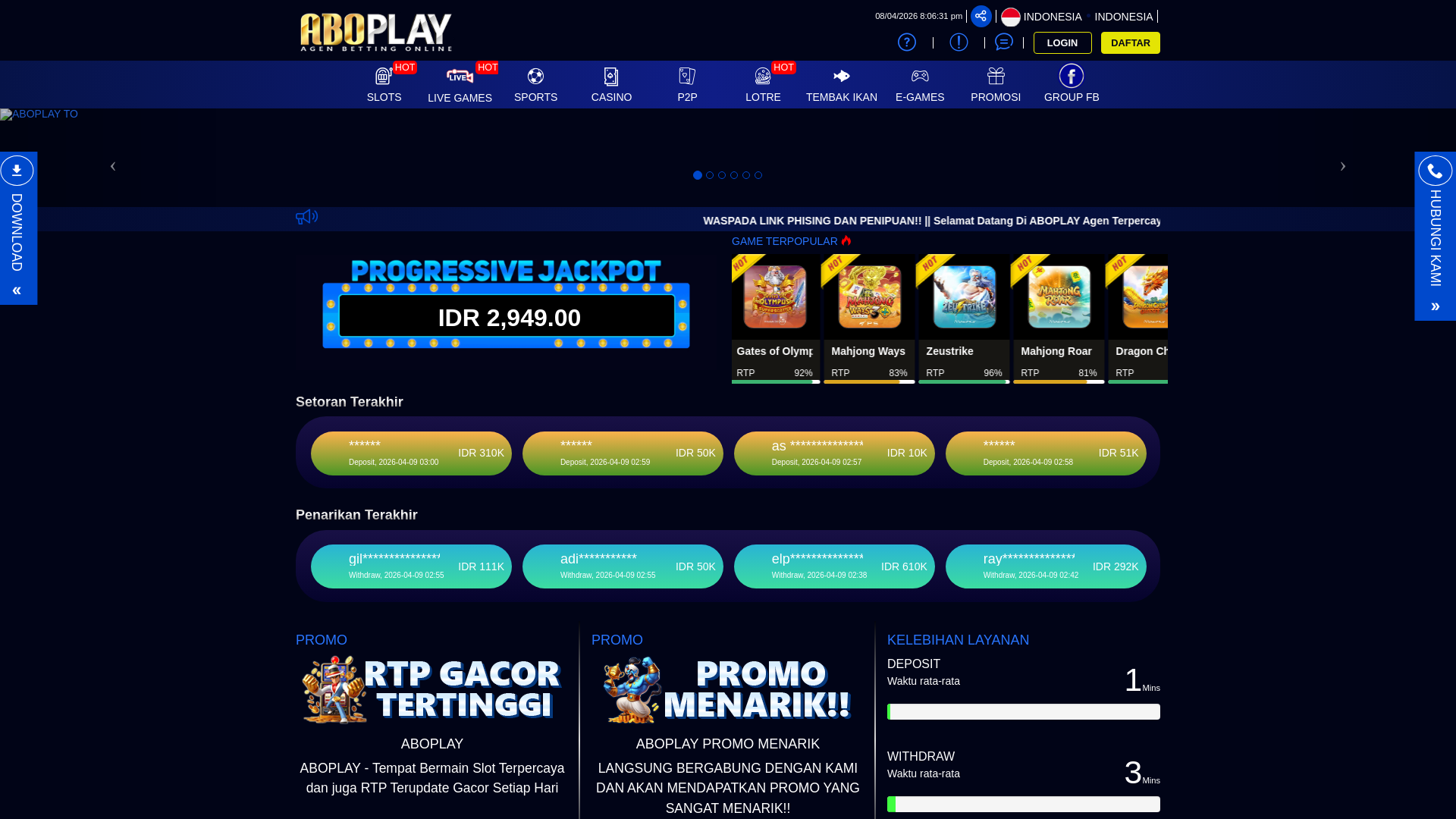 website screenshot of https://aboplaybrand.autos/