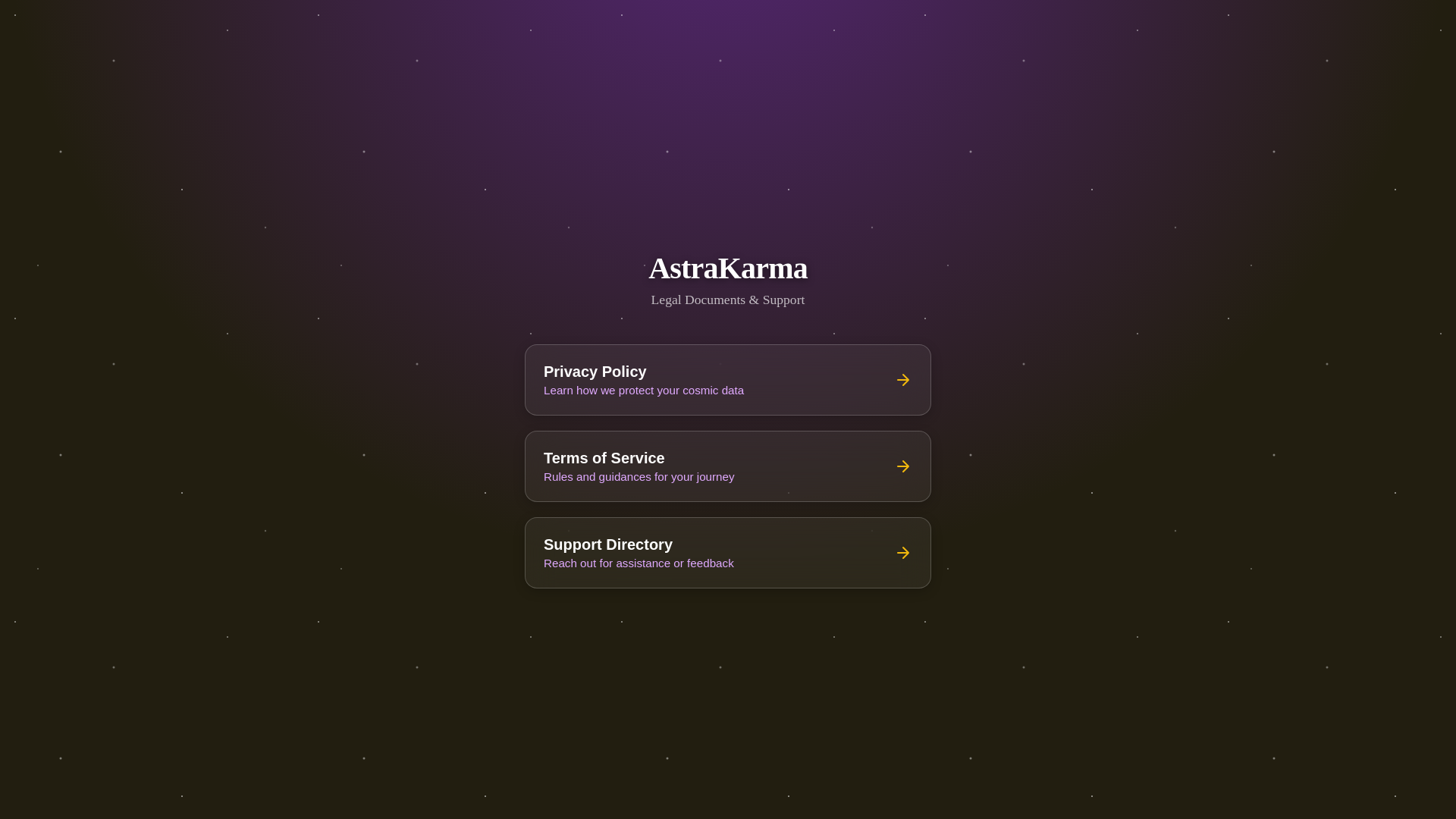 website screenshot of https://astrakarma.app/