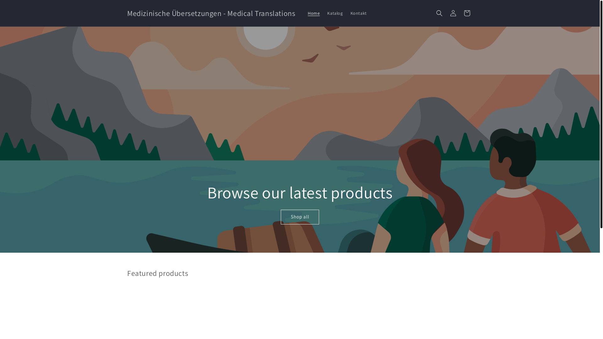 website screenshot of https://translate-medicine.com/