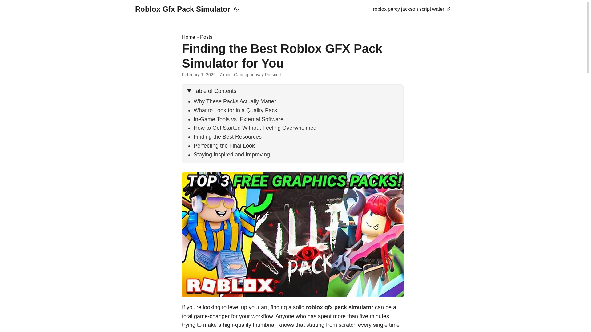 website screenshot of https://roblox-gfx-pack-simulator.pages.dev/