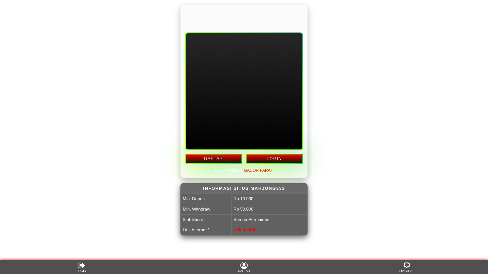 website screenshot of https://sianah-mahjong333.pages.dev/