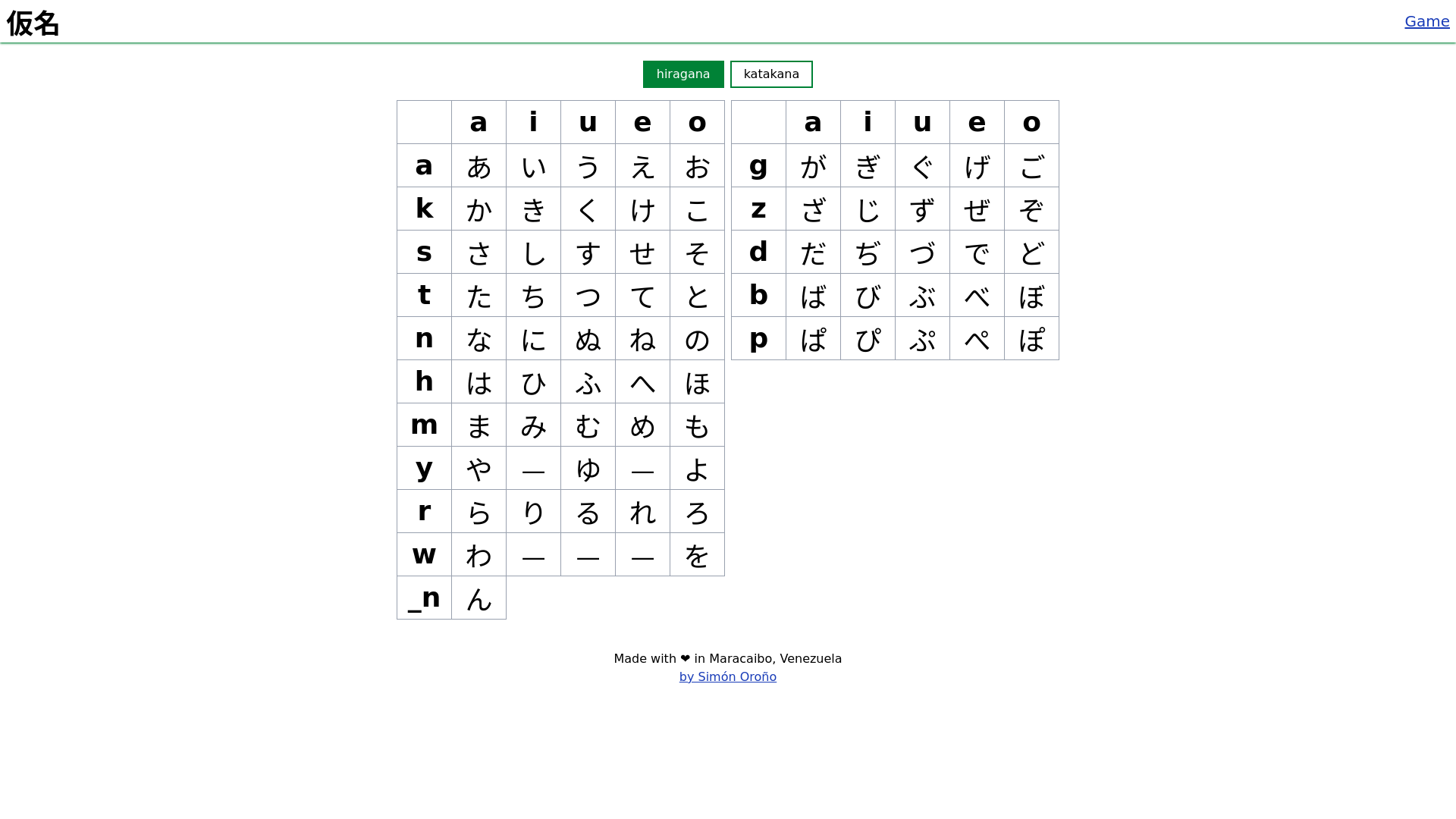 website screenshot of https://kana-4uk.pages.dev/