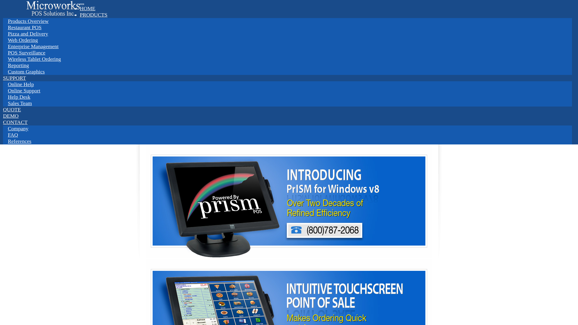 website screenshot of https://help.microworks.com