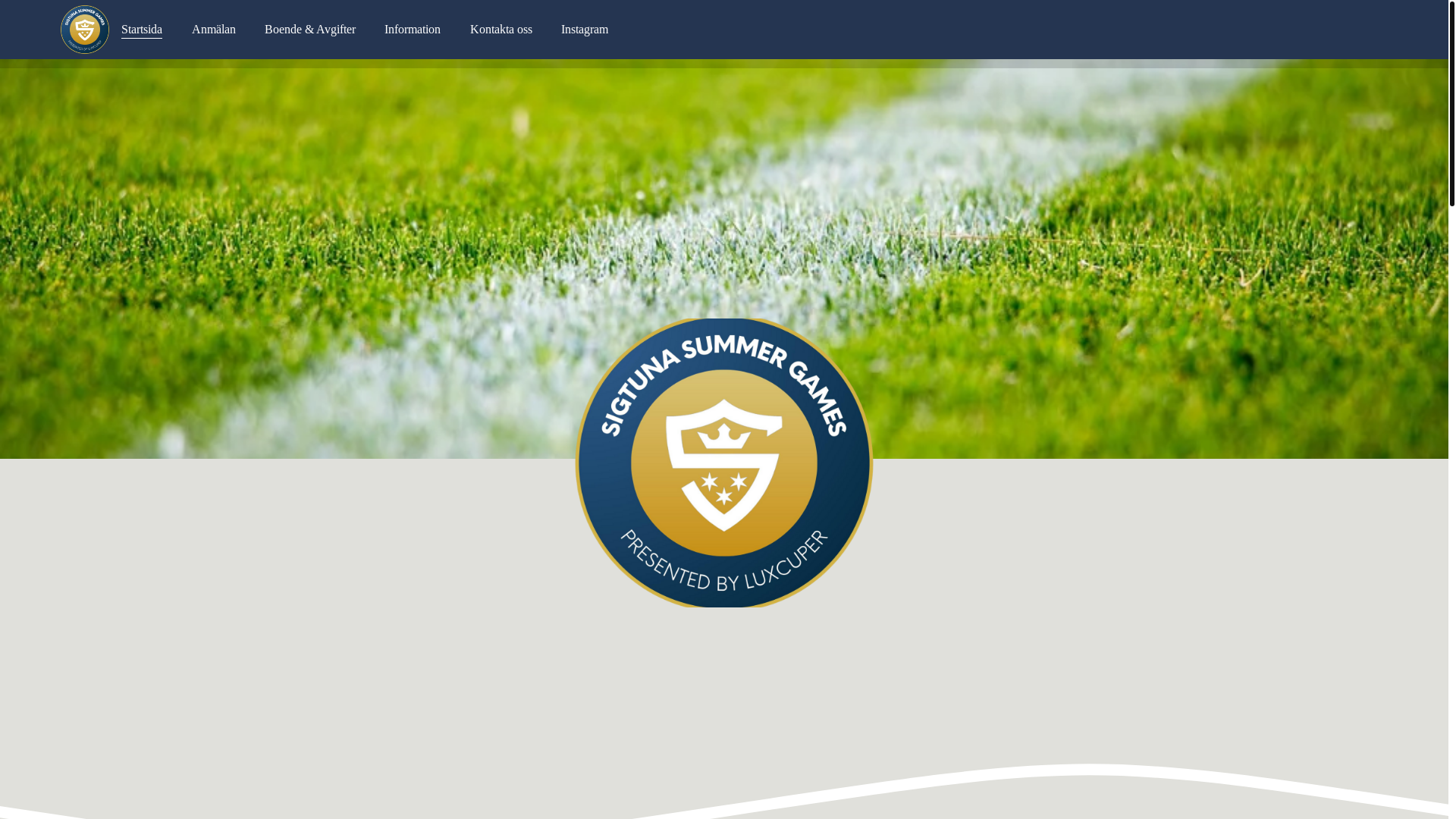 website screenshot of https://sigtunasummergames.com/