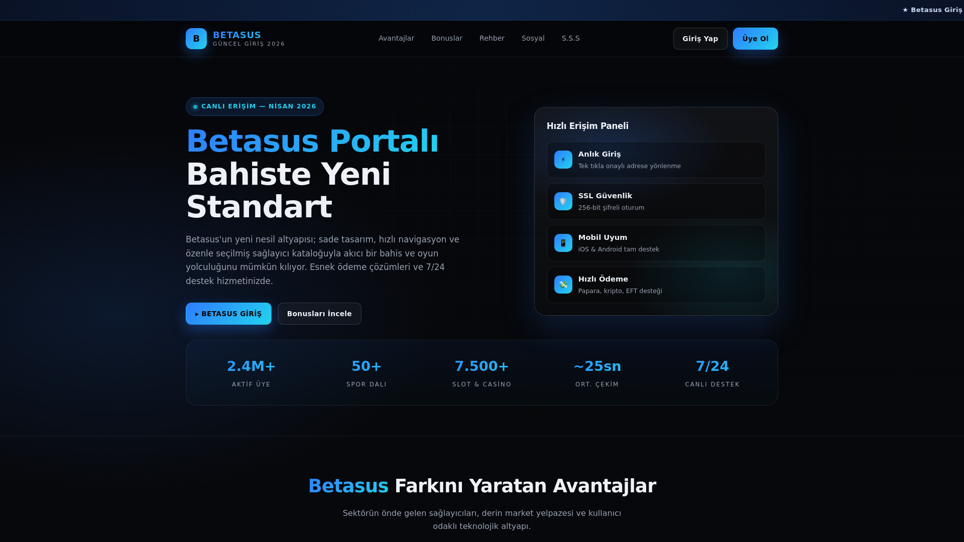 website screenshot of https://m.betasus2026yenigirisi.vip/