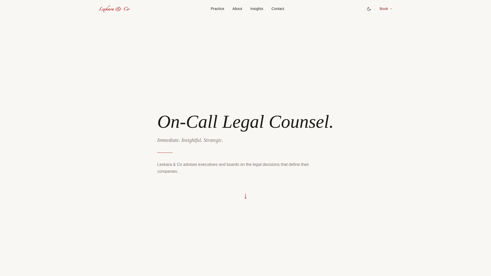 website screenshot of https://lexkara-co.pages.dev/
