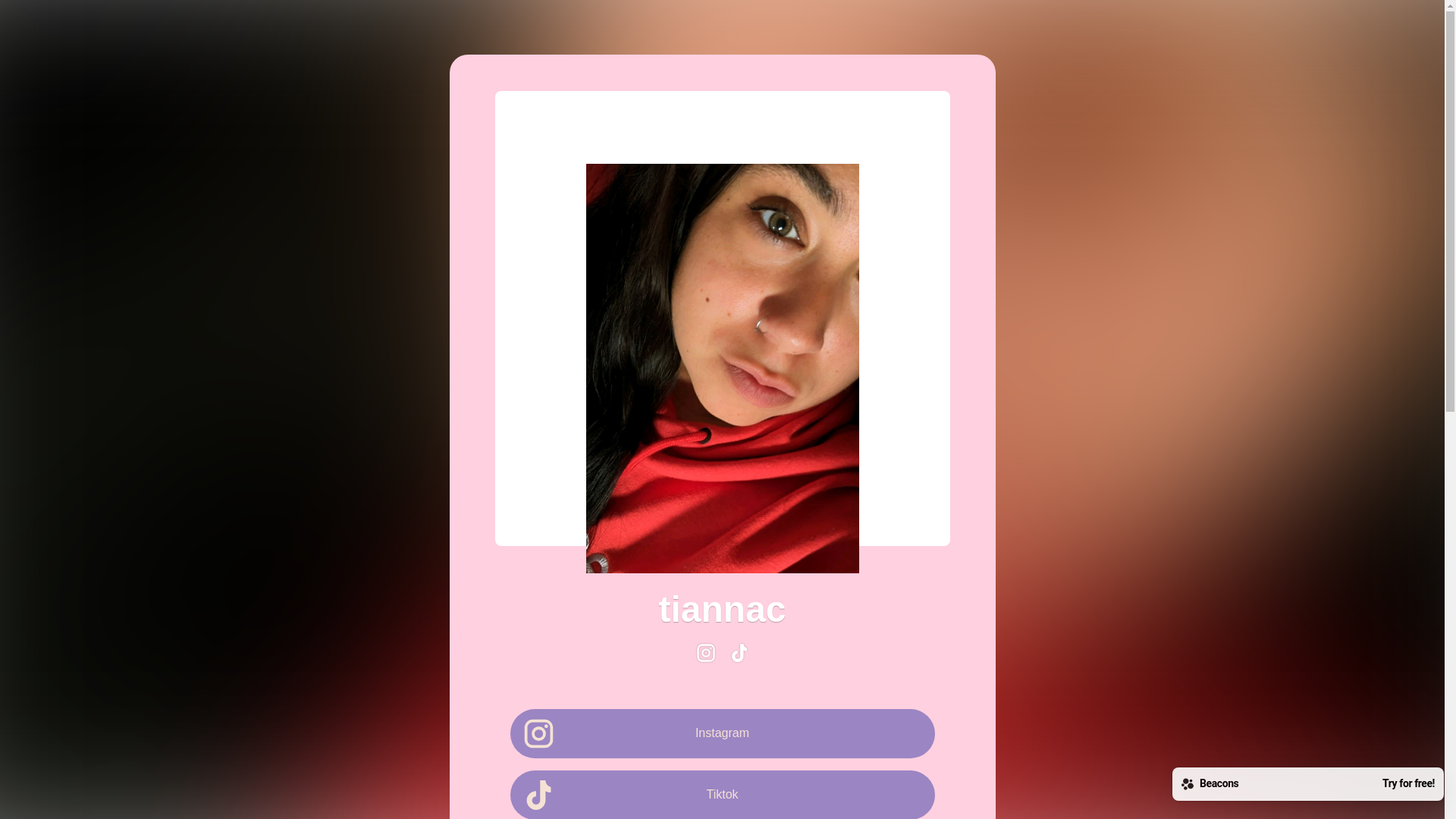 website screenshot of https://tiannac.com/