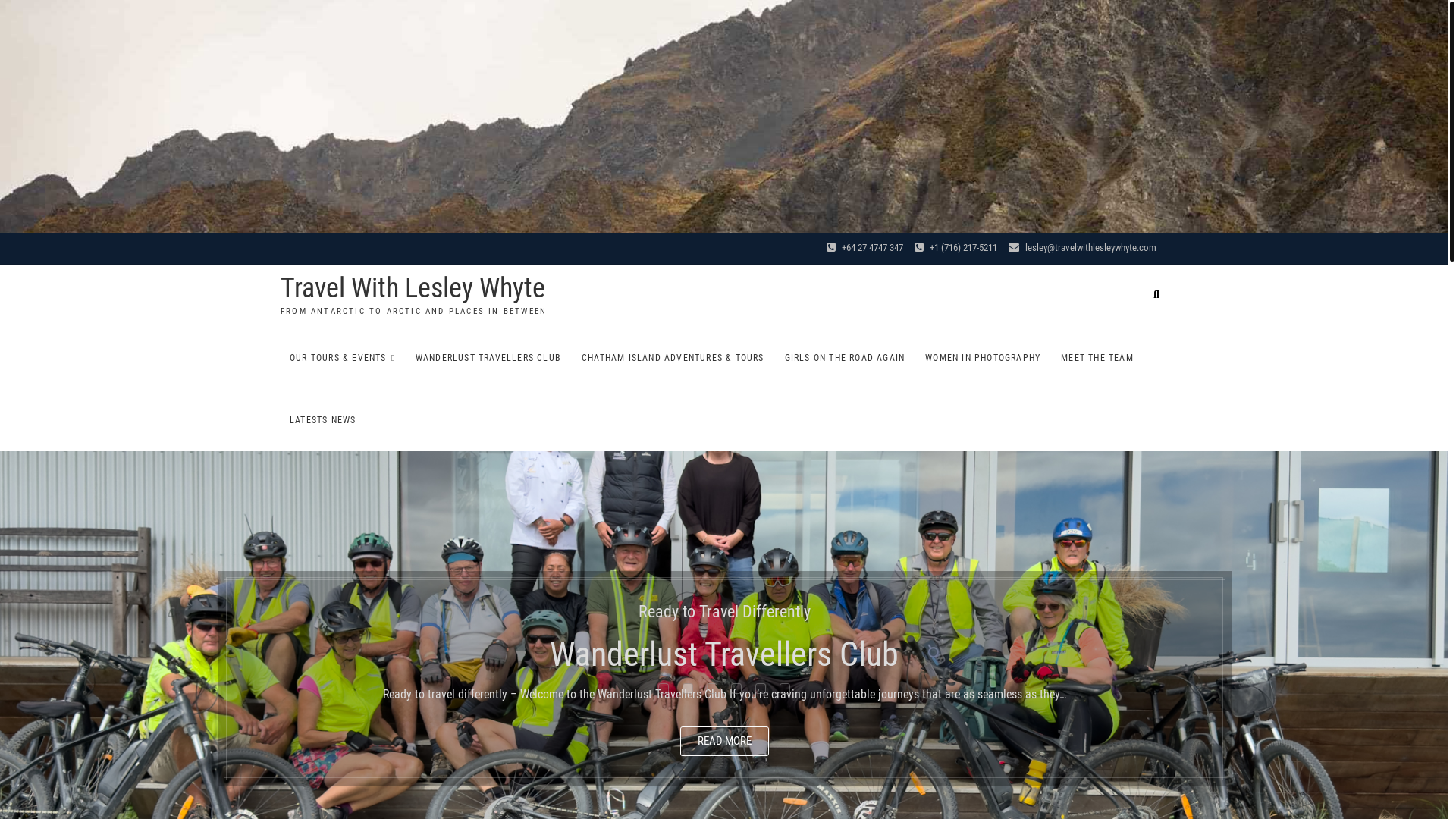 website screenshot of https://visitchathams.co.nz/