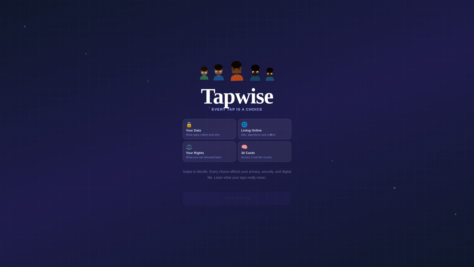 website screenshot of https://tapwise-game.pages.dev/