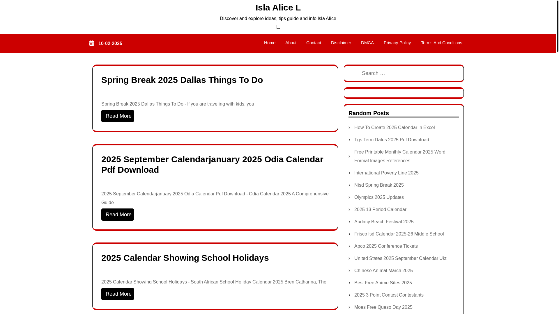 website screenshot of https://islaalicel.pages.dev/