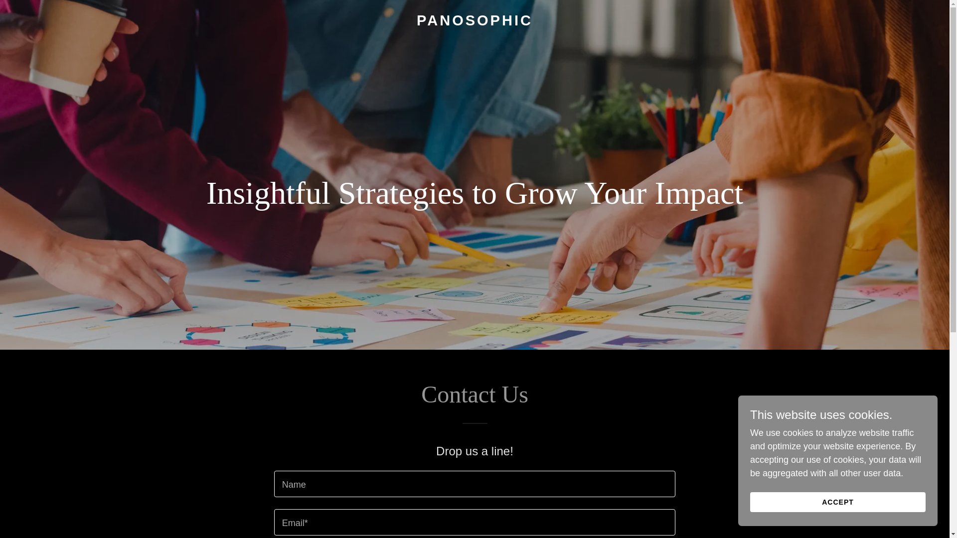 website screenshot of https://panosophic.org/
