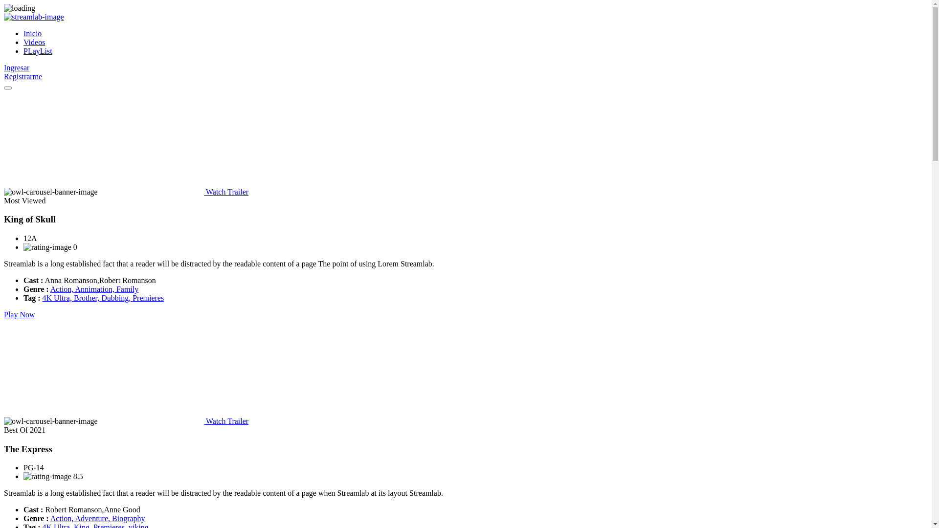 website screenshot of https://amastream.com.ar/