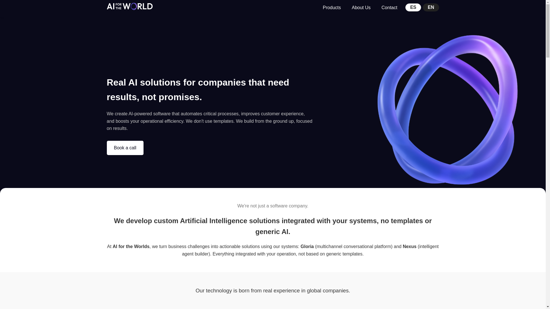 website screenshot of https://ai-for-the-world-landing-preview.pages.dev/