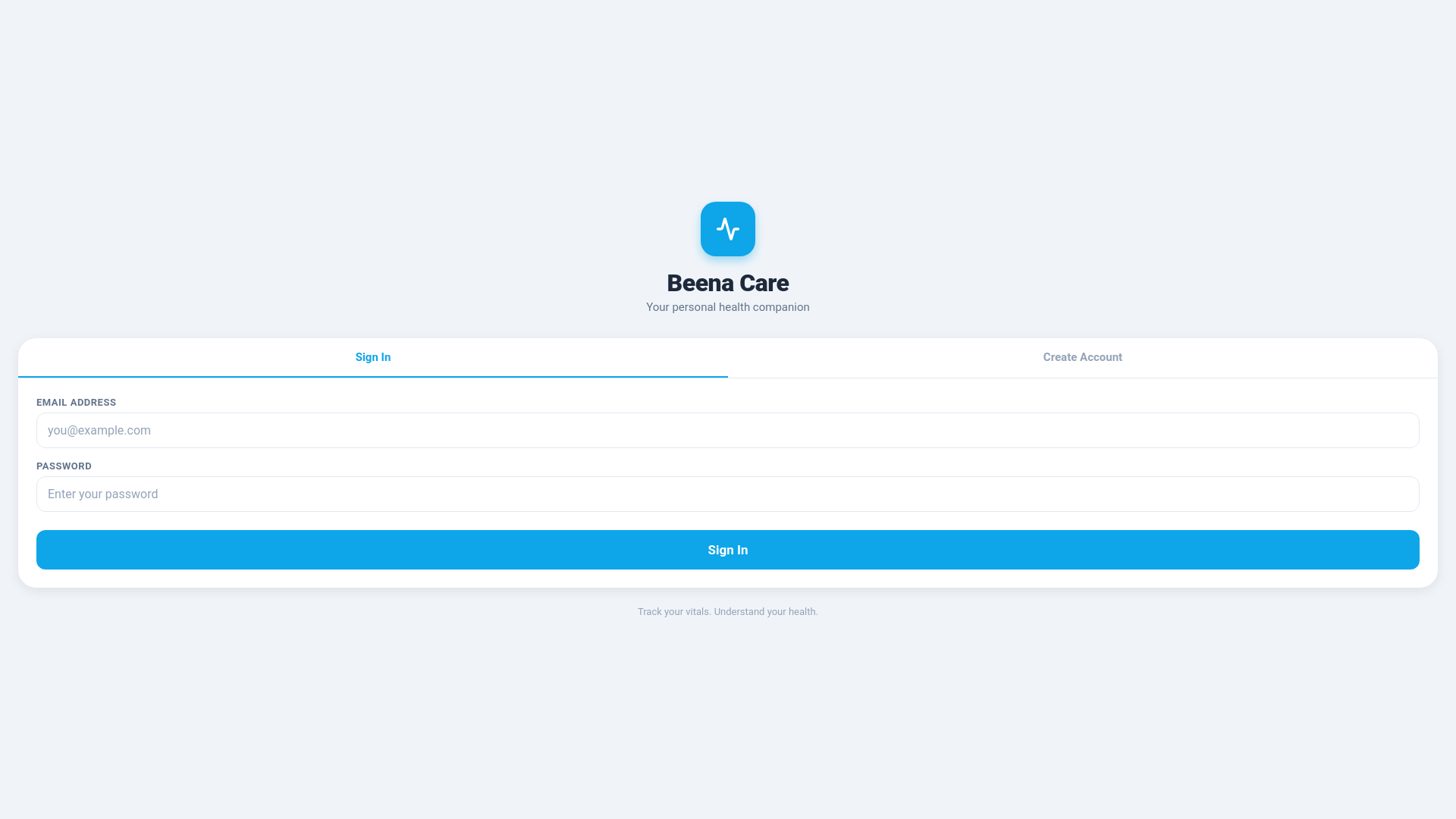 website screenshot of https://beenacare.com/