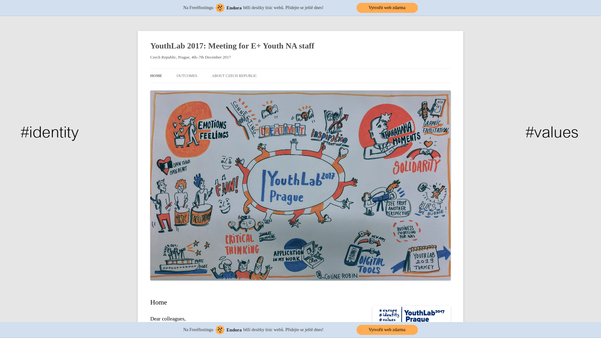 website screenshot of https://youthlabczech.maweb.eu