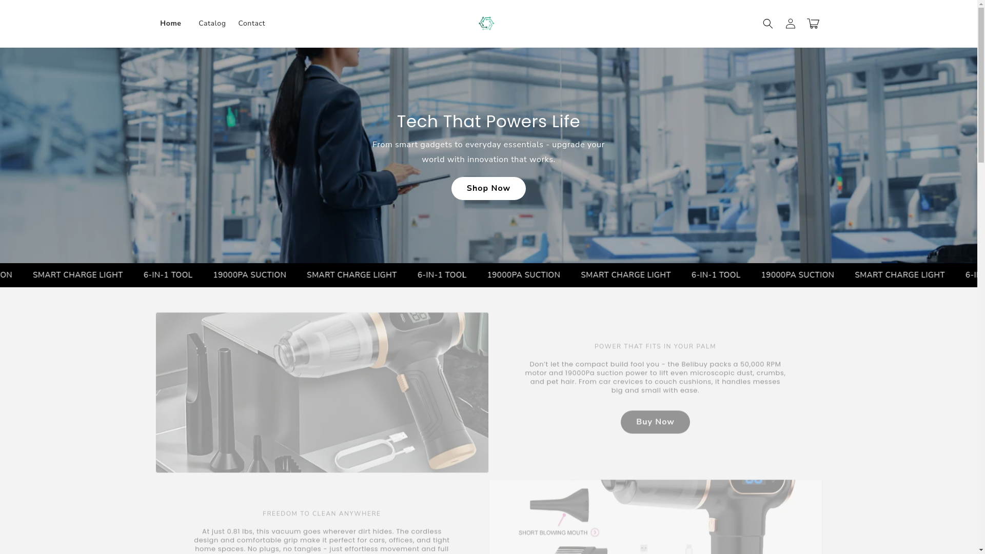 website screenshot of https://scarrtech.store/