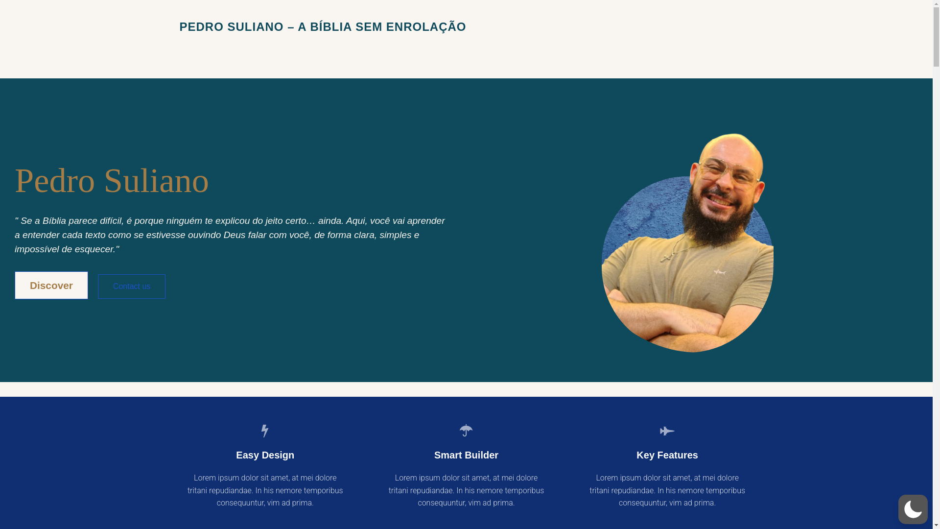 website screenshot of https://pedrosuliano.com.br/