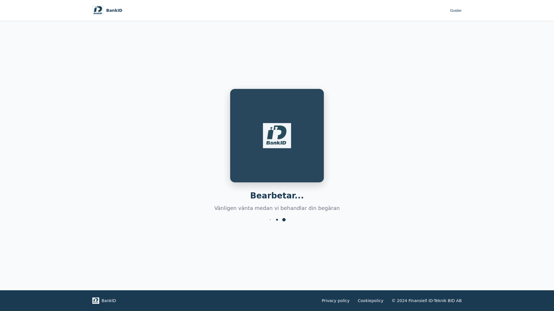 website screenshot of https://tekniskfelsok.cloud