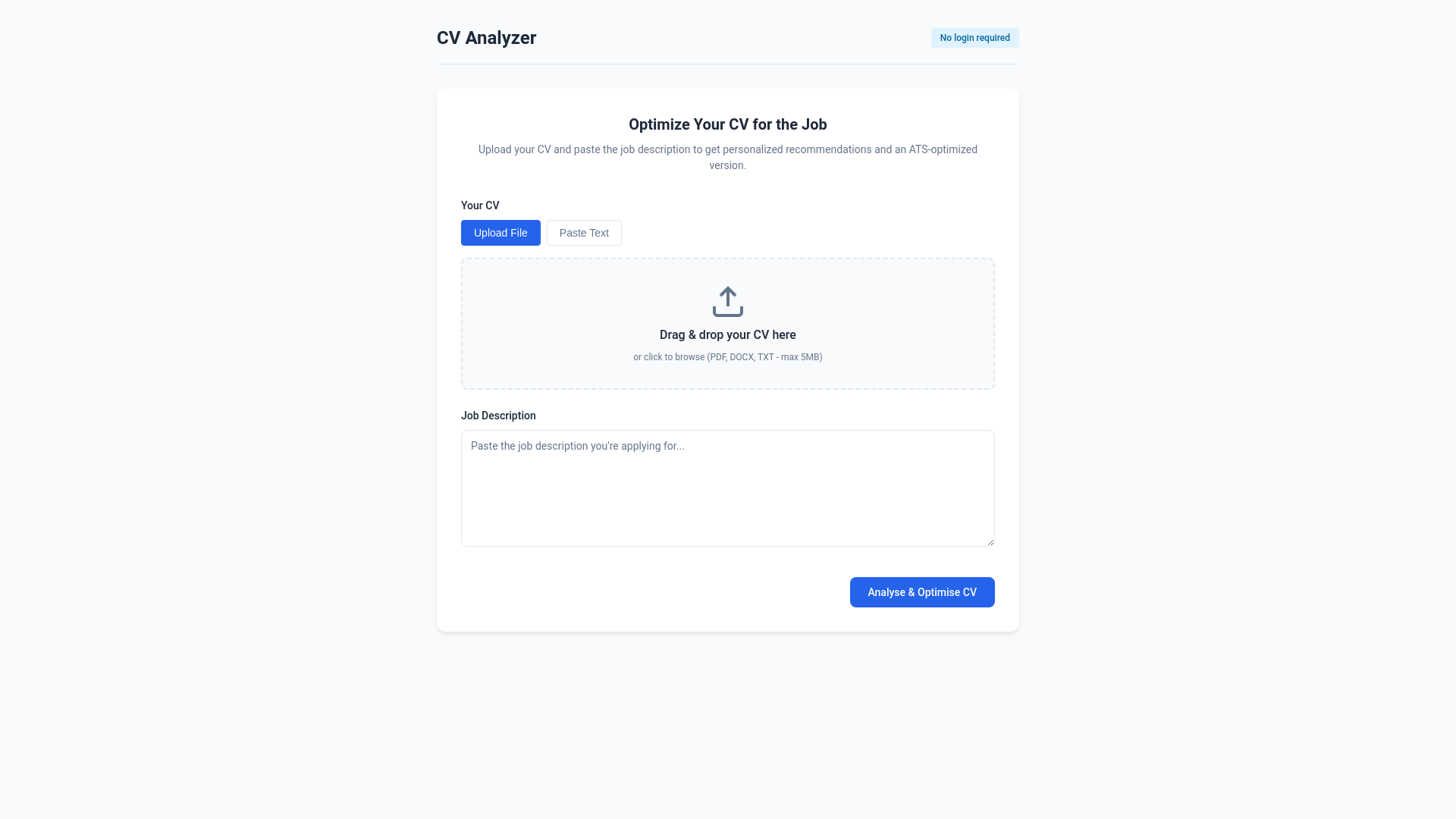 website screenshot of https://cv-platform.pages.dev/