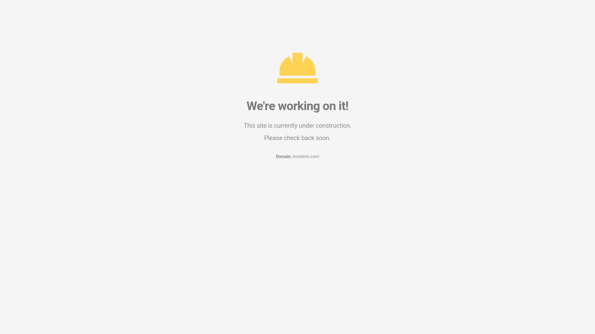 website screenshot of https://invisterio.com/