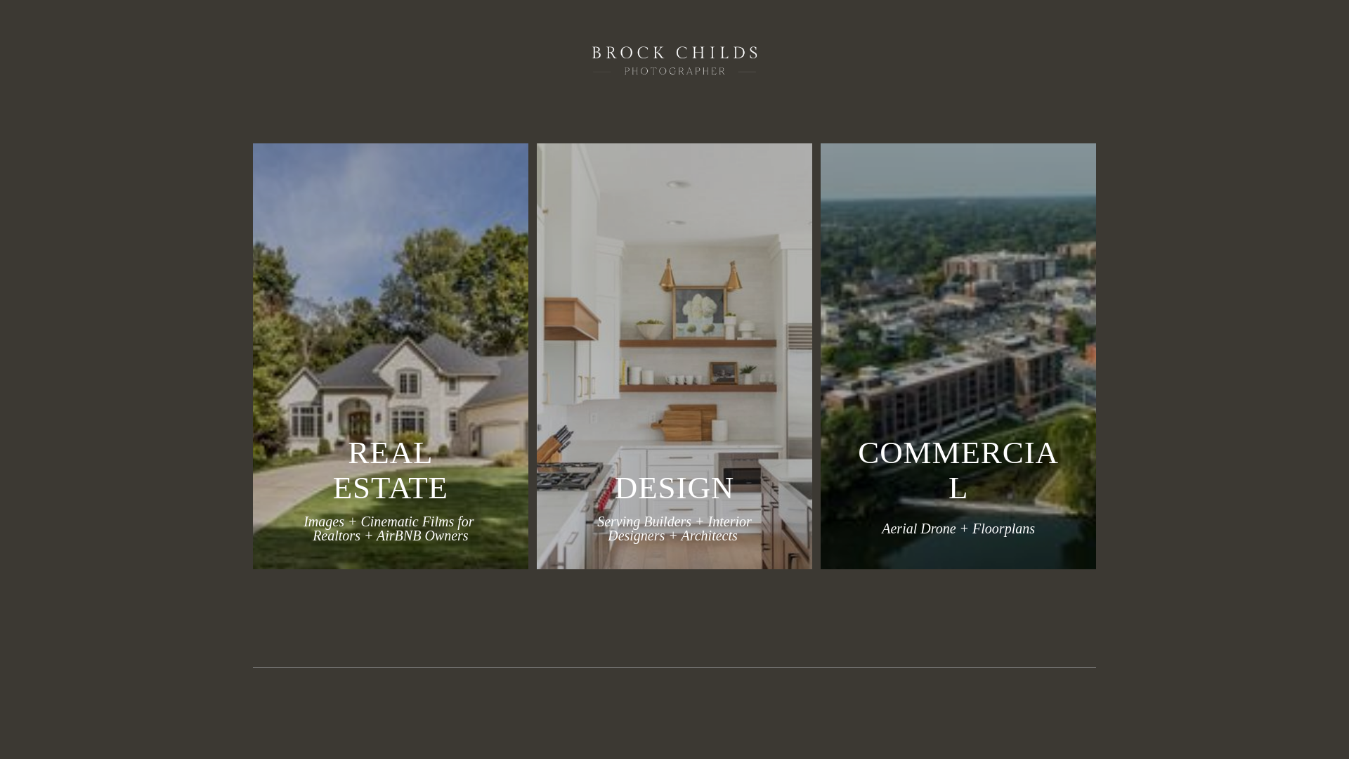 website screenshot of https://brockchilds.com/